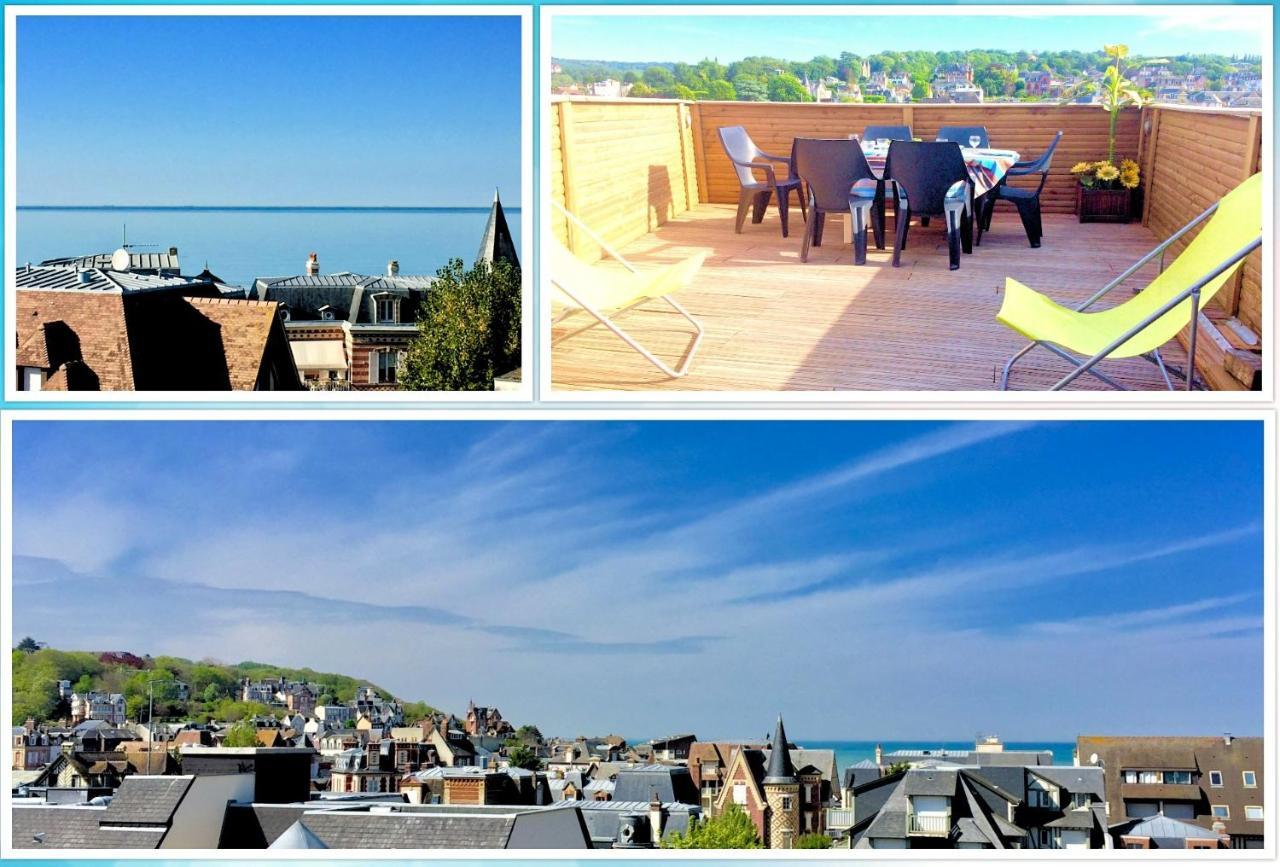 Vue Mer Panoramique Incroyable - Lesparisnormands - Centre Et Plage A 50M Villers-sur-Mer Luaran gambar